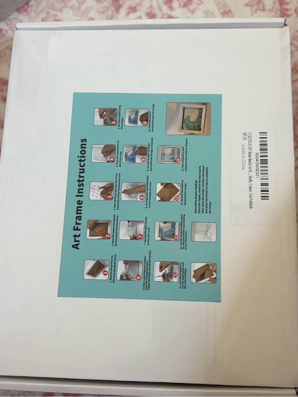 Amazon White Art Frame Art Resin Kit